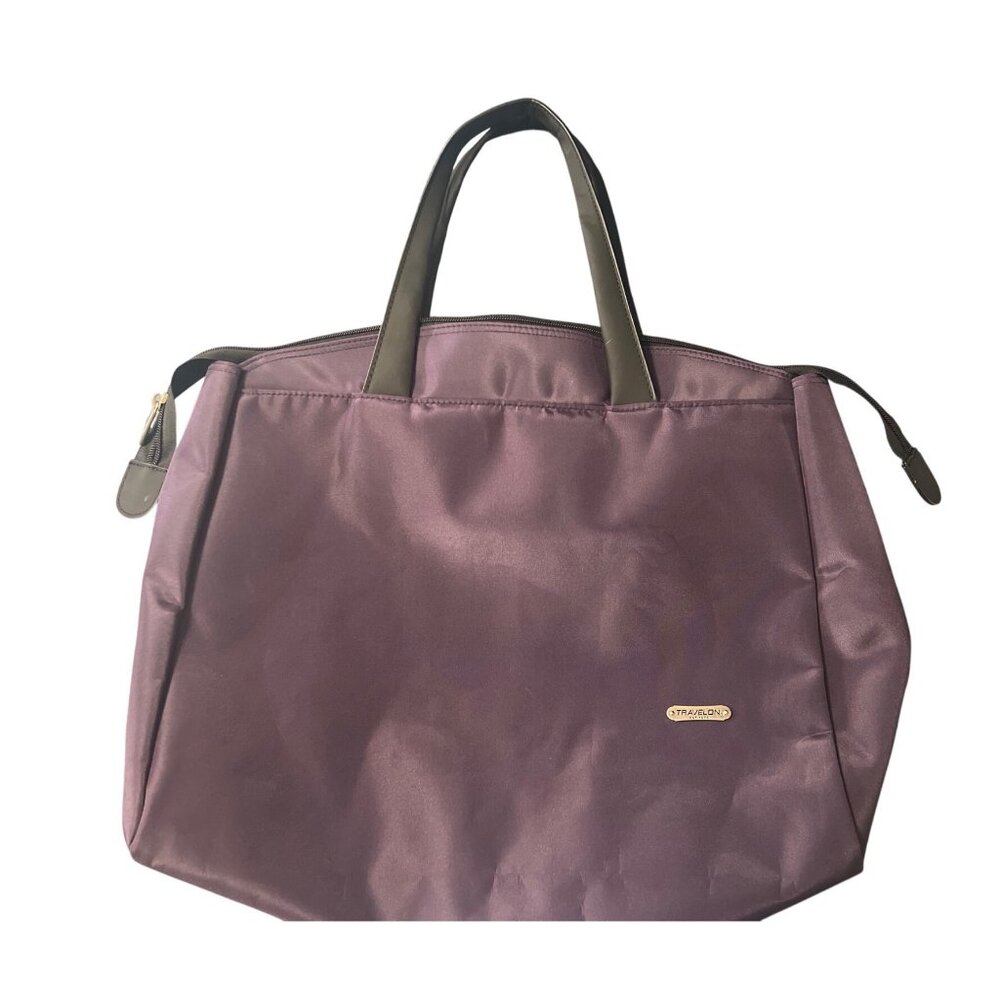 Travelon Anti-Theft Bag Dusty Purple  Zipper  Vaction Resort Travel Cruise Tropi
